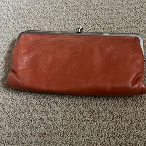 HOBO orange wallet EUC